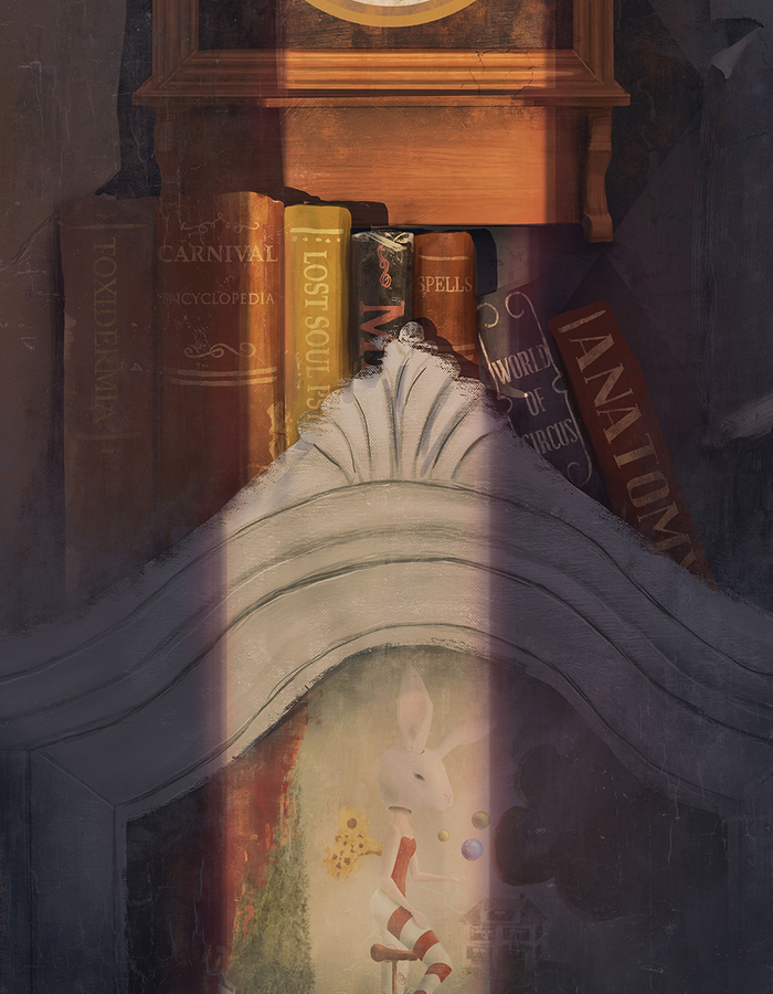 Старые книги. Постановка света