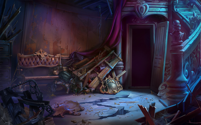 Под лестницей. Локация.