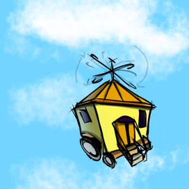 Опять в доме с жёлтыми стенами живут какие-то сумасшедшие 