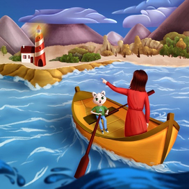 Иллюстрация для детской книги ю