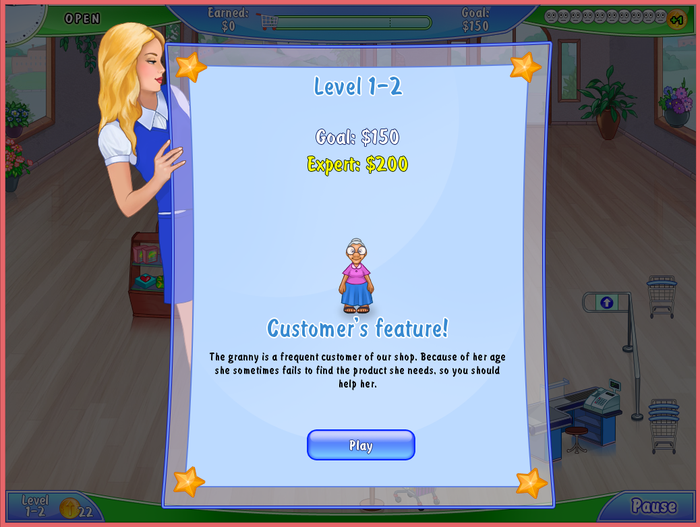 Разработка интефейса для игры