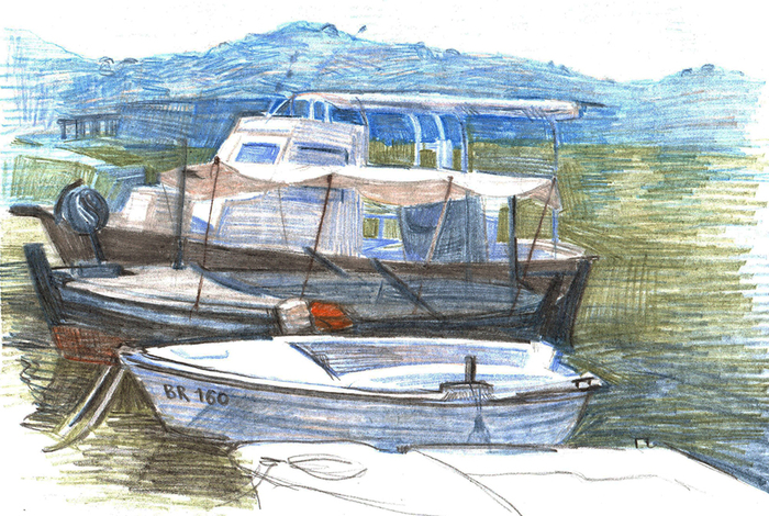 Лодки. Черногория