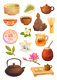 Стикеры Чай