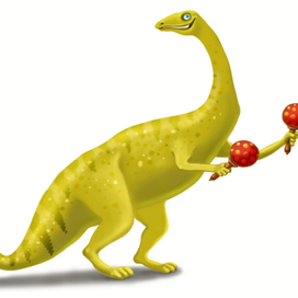 Динозавры. Скетч-иллюстрация 4
