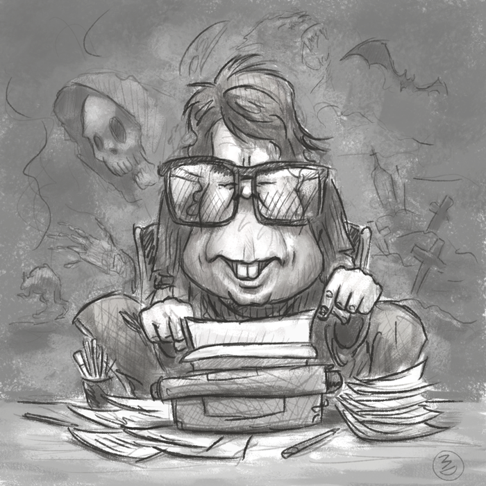 Stephen King Caricature