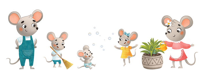 Семейство мышей