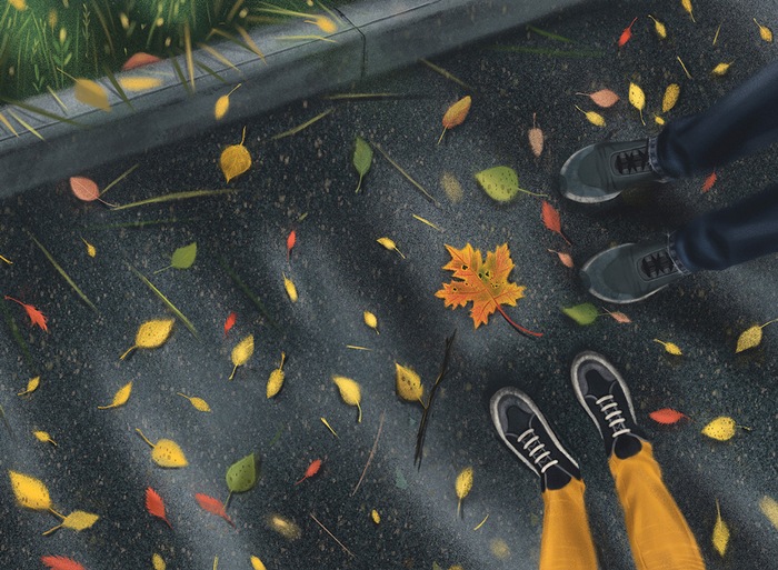 Иллюстрация для книги Юлии Мазуровой "Особый случай" Издательство "Пять Четвертей"