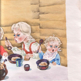 фрагмент иллюстрации к потешке