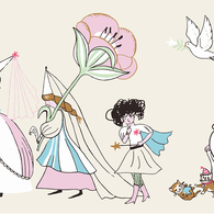 сет паттернов по мотивам сказок Шарля Перро