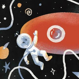 Иллюстрация к стихотворению про космос