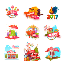 Векторные баннерки 