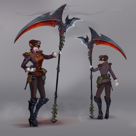 Концепт-арт. Вампир времен 1ой Мировой войны. 