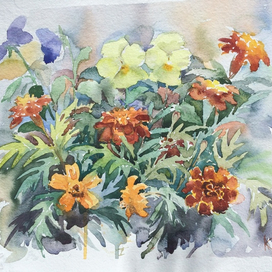 Цветочная мозаика 