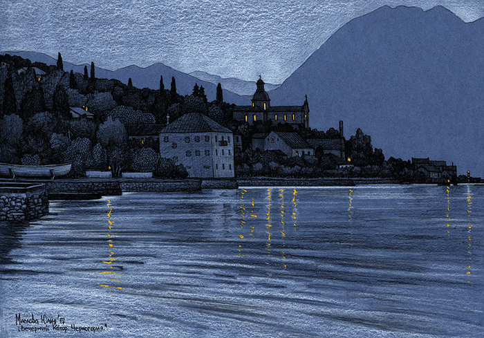 Вечерний Котор. Черногория