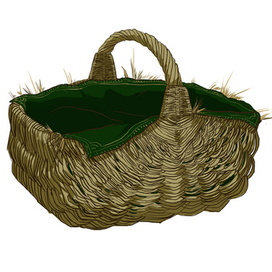 корзинка -  вспомогательная иллюстрация к мультфильму