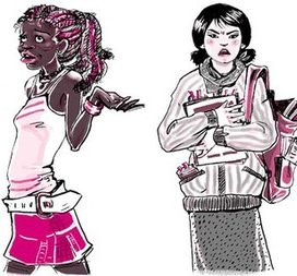 персонажи в две краски