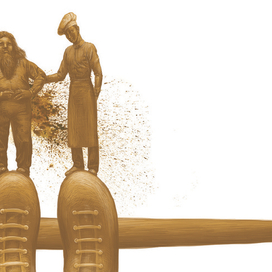 Иллюстрация к роману Дэниела Киза "Цветы для Элджернона"