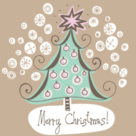 Рождественская открытка