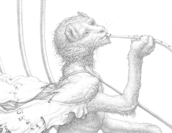 Фрагмент. Лист 2 из серии "Квинтет Стефана". NGC 7319. 2015