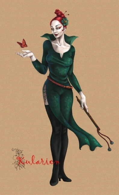 Девушка-бард