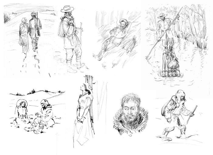 Наброски к Д. Кервуд