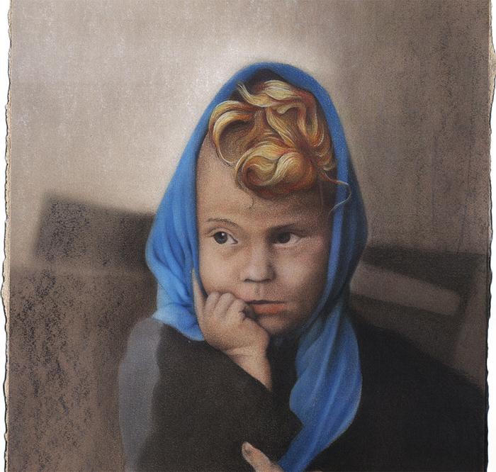 синий платок