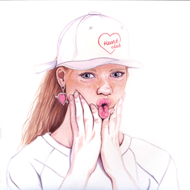 Портрет юной модницы