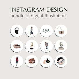 Обложки для оформления инстаграма.