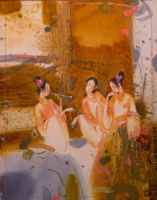 Заклятых врагов не имея, мужние жены, после обеда, собравшись в кафе, болтают, пока языки не отсохну