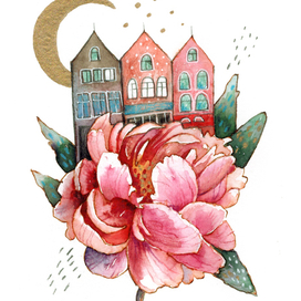 Пионовый город