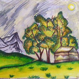 Домик на холмах