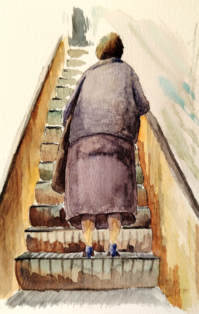 На эскалаторе стойте справа