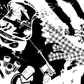 Эскиз к произведению В. Пелевина "Чапаев и пустота"