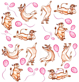 На салфетку