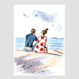 этюд с натуры, 15х20