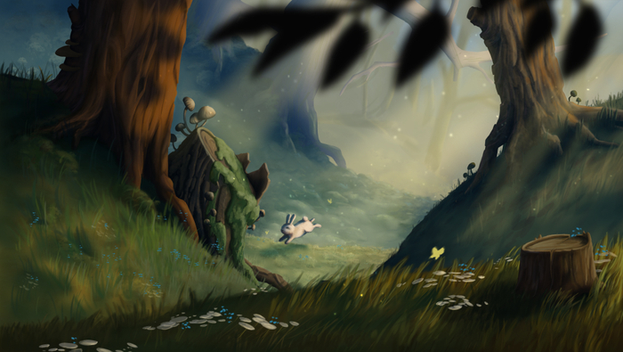 Солнечный день в лесу