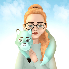 Девушка с лисичкой