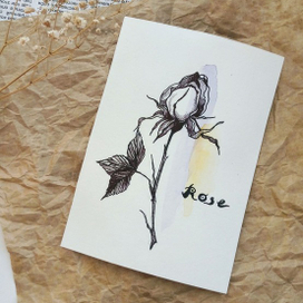 Открытка "Роза"