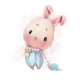 Милый добрый кролик