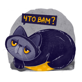 Кот "Что вам?"