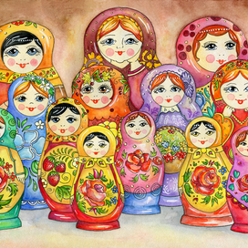 Матрешки. 