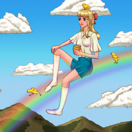 Радужная иллюстрация