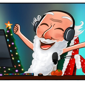 Дед Мороз геймер