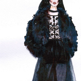 elie saab fashion-illustration