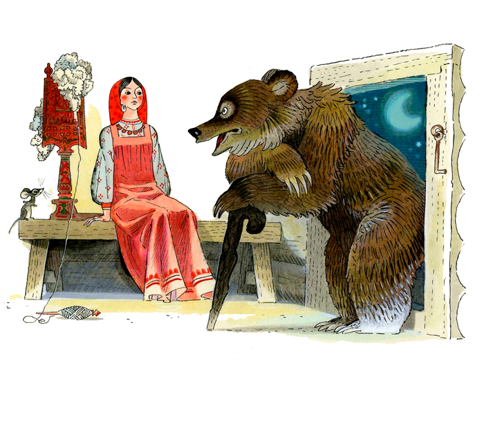 К сказке "Дочь и падчерица"