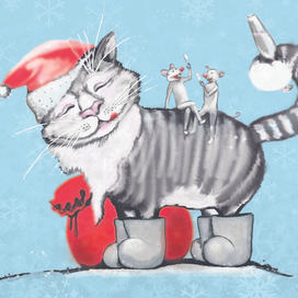 Январский кот