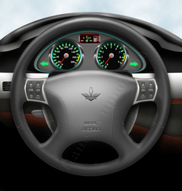 Нарисованная панель приборов