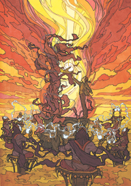 Иллюстрации к повестям Г. Ф. Лавкрафта. «Врата серебряного ключа».