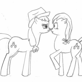 Applejack meets Pearjack