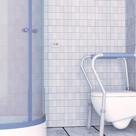 Интерьер для каталога медицинских датчиков (санузел)